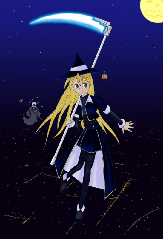 halloween　魔女＆死神