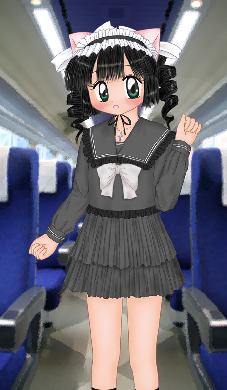 とある車内