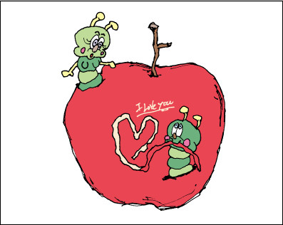 Love on the apple