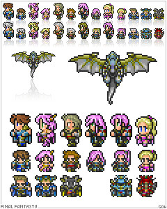 FF5キャラドット (天野さんver.)