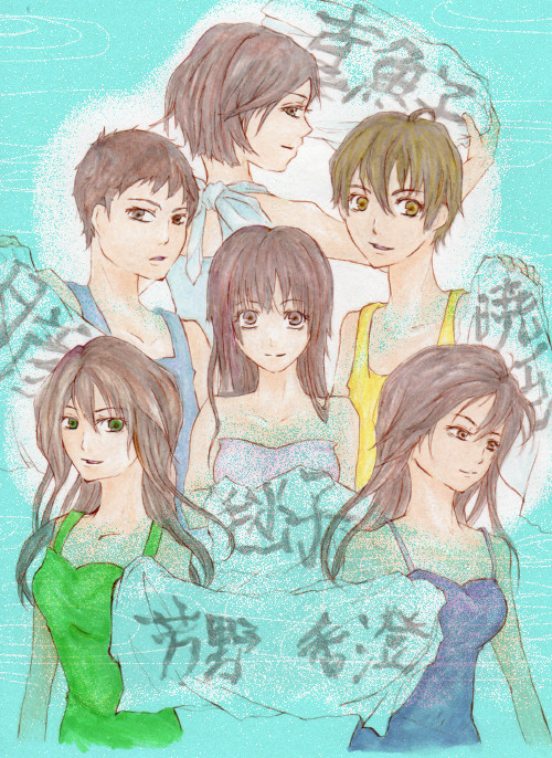 蛇行する川のほとり的な