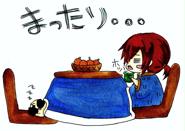 こたつ。