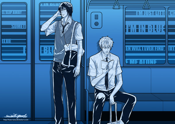 blue