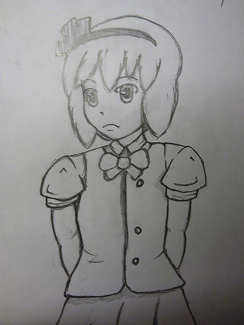 みょん。(線画)