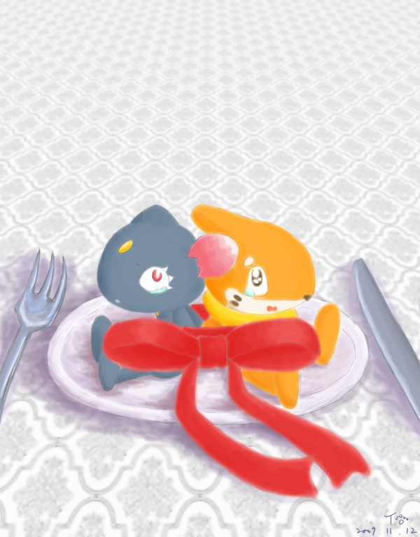 晩ご飯の時間だよー