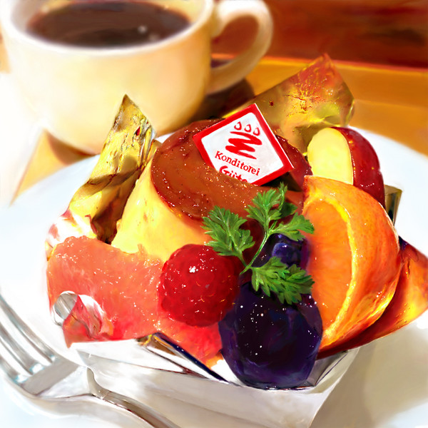 *プリンケーキ*