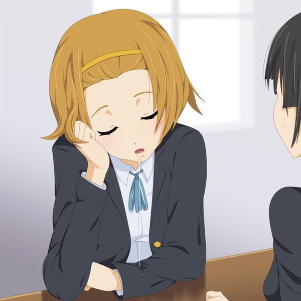 澪「お…おい律！ヨダレが…！」