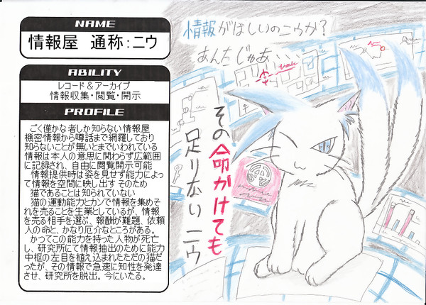 【ピクサイ】情報屋 通称:ニウ【Free】