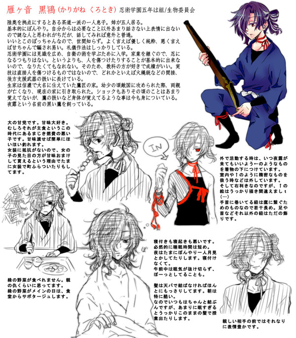 【忍ぴく玉】黒鴇詳細設定