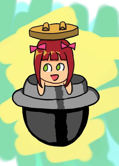 釜に入ったののワさん