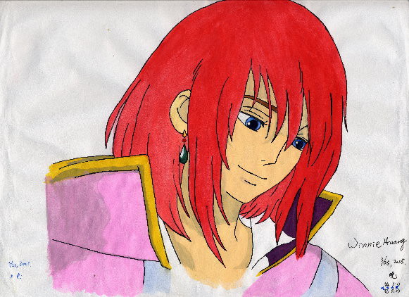 ハウルの動く城(Howl with orange hair)