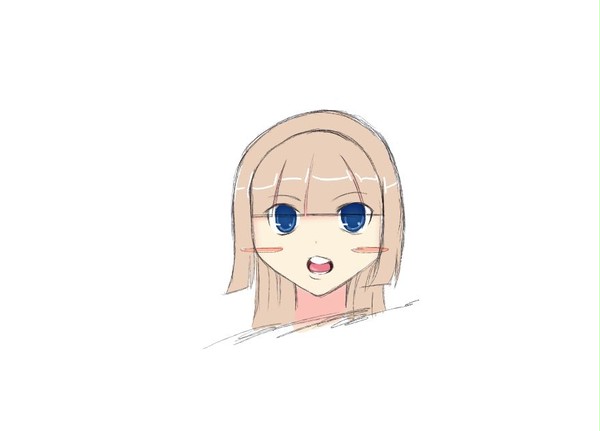 １０分で落描いた！！