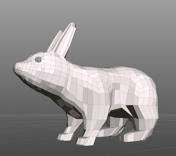 3D うさぎさん