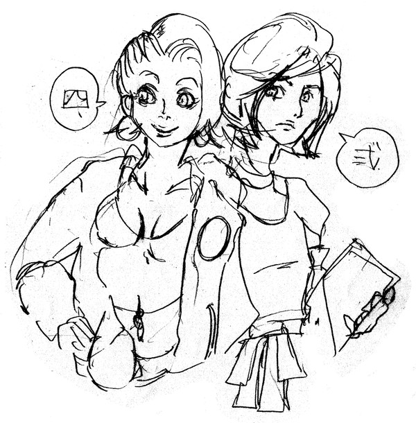瞳子ちゃんと部長