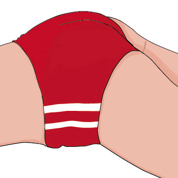 赤パンツ