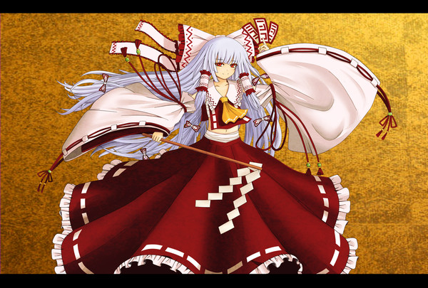 もこたん博麗神社でバイトなう