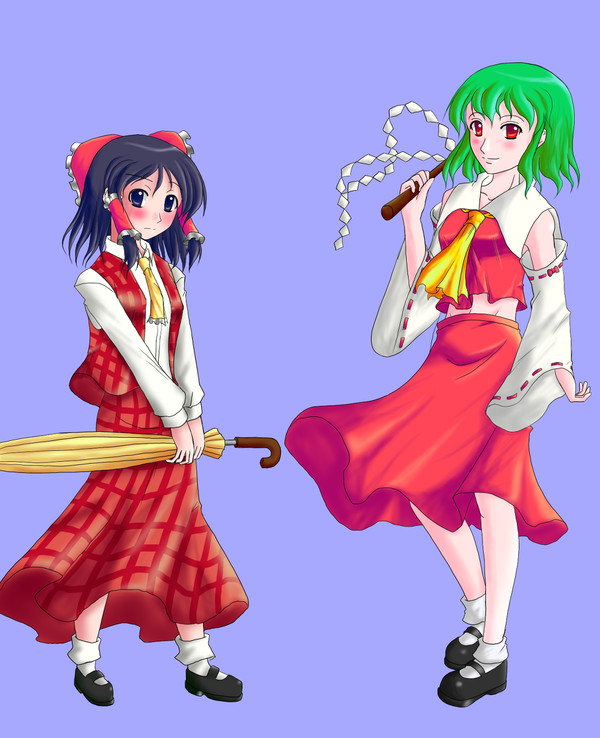 二人の服装を取り替えてみた　その②