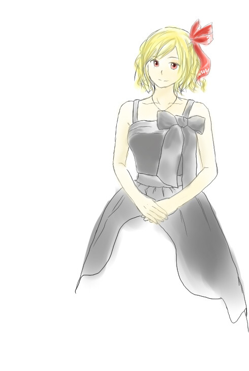ルーミアでドレス