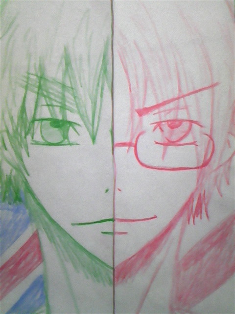 【ヘタリア】朝×アル【初描き】