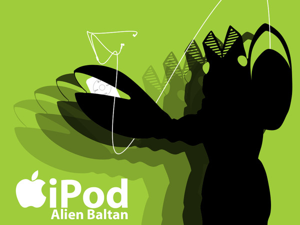 ipod風　バルタン星人
