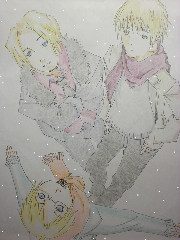 初雪。