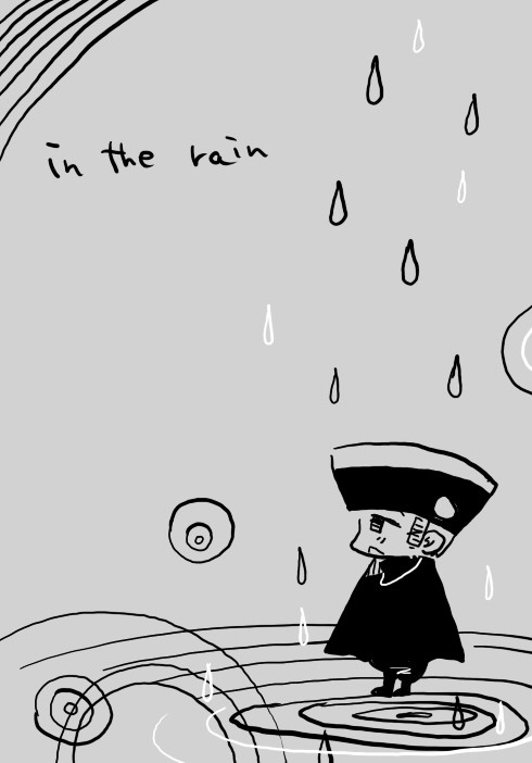 in the rain