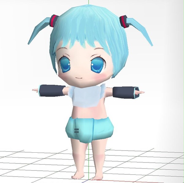 ミク一歳児 3D ver.