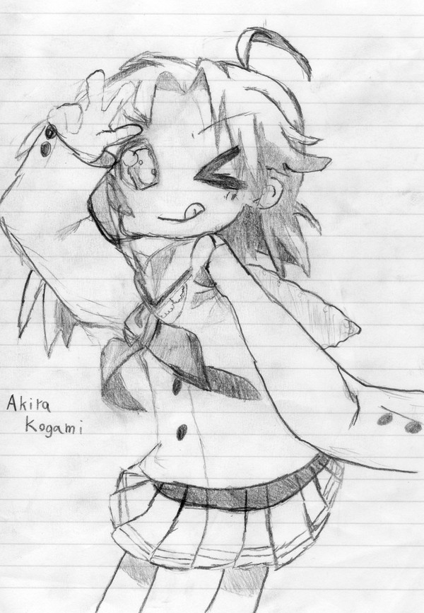 あきら様を手描きで！