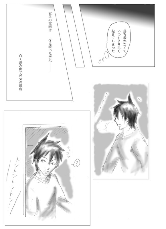 【腐向け注意】　元旦マンガ　【走灰】