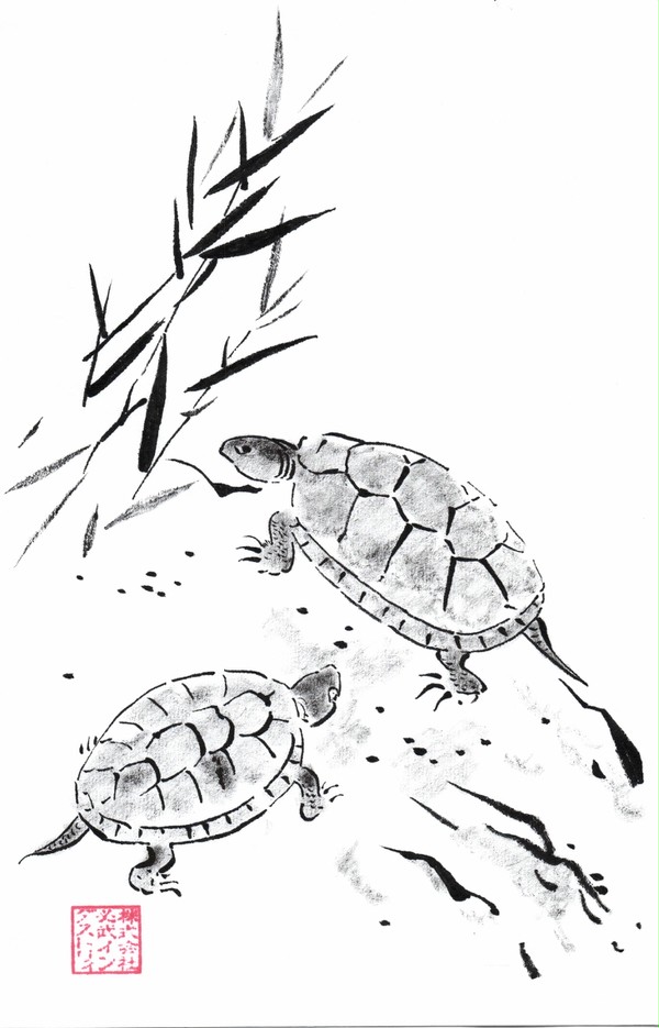 墨絵9