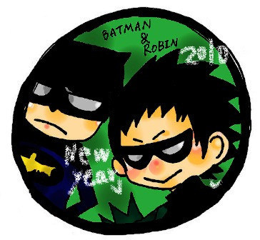 バトマンとロビンで年賀