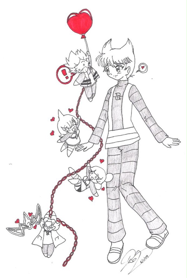 Chain Red Balloon