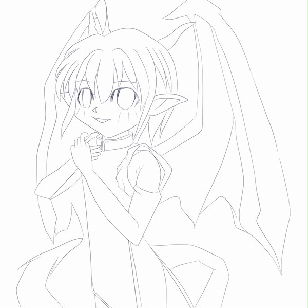 ドラコさん（線画）
