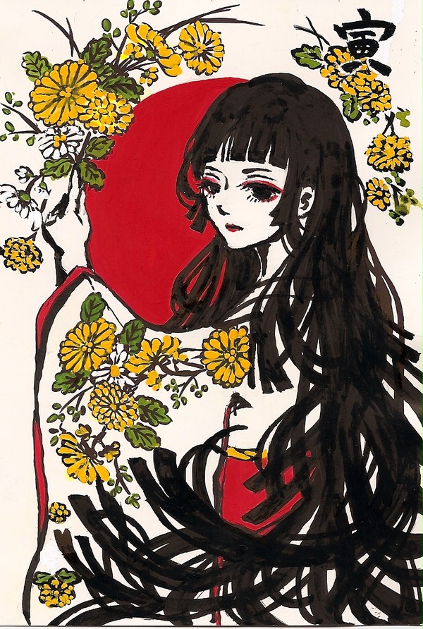 菊を想う桜