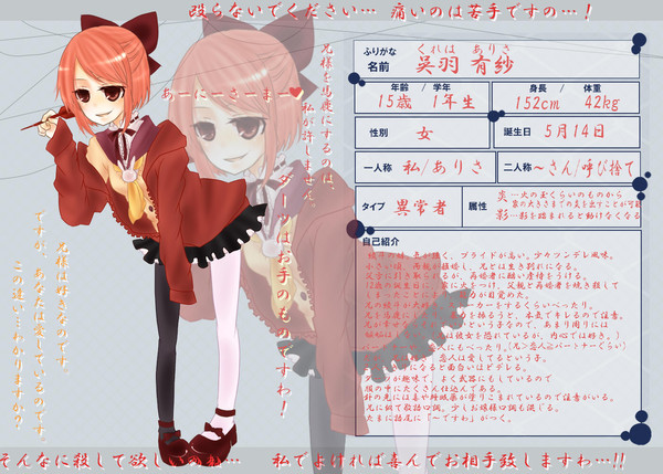 【ピク病】呉羽　有紗【異常者】