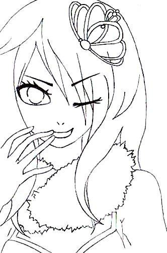 百華さんコミュ絵 線画スキャナ