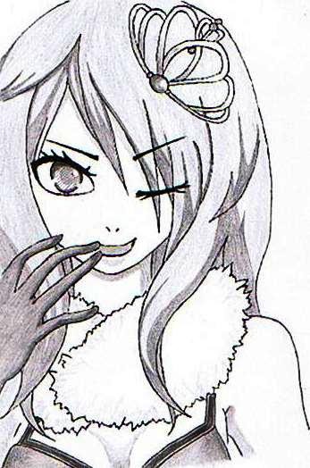 百華さんコミュ絵 モノクロスキャナ