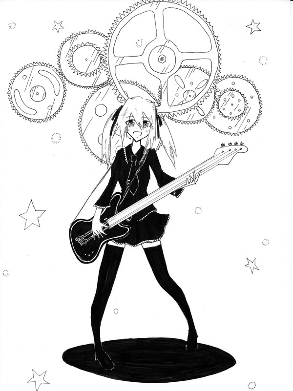 clockミク