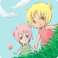 おててつないで