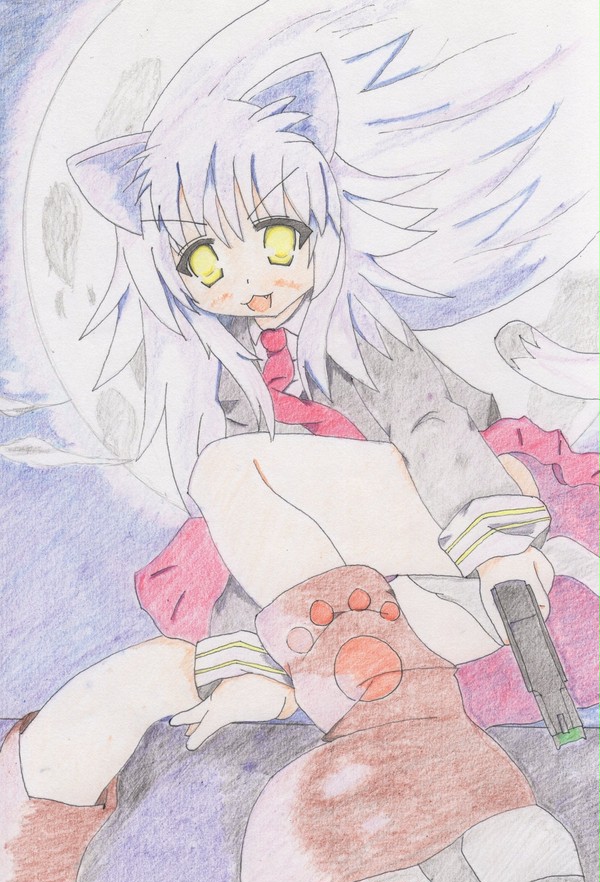 月と猫と銃と…