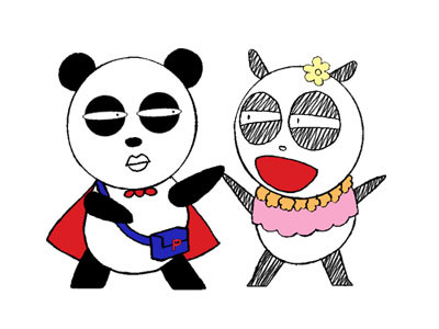 京成パンダ＆らくがきパンダ