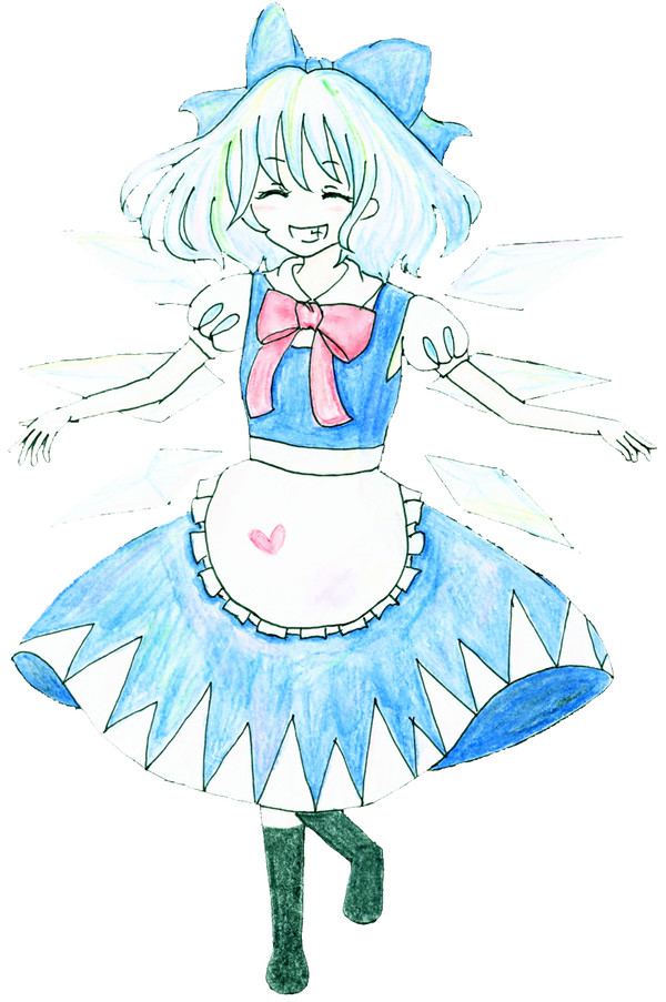 再投稿 働くチルノさん
