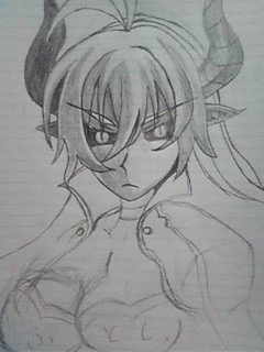 レポート中の落書き