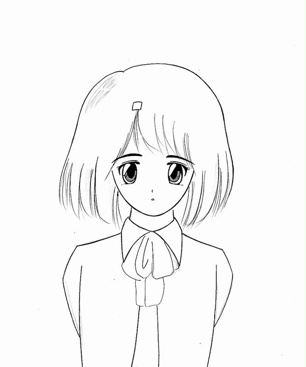 【正面顔習作】ヘンリエッタ