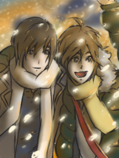 睦誕イラスト