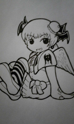 自キャラ絵