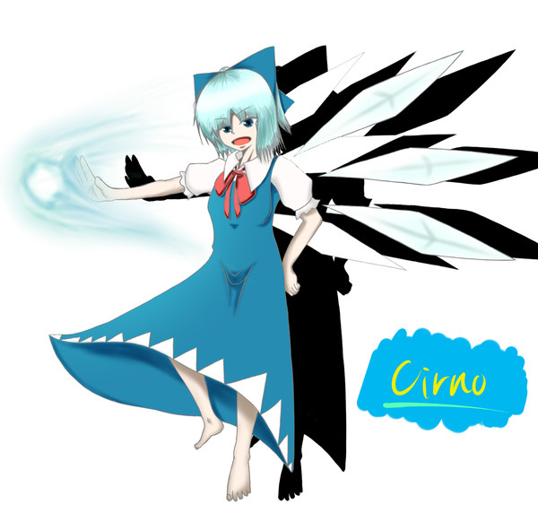東方キャラを一から描いてみた　氷の章