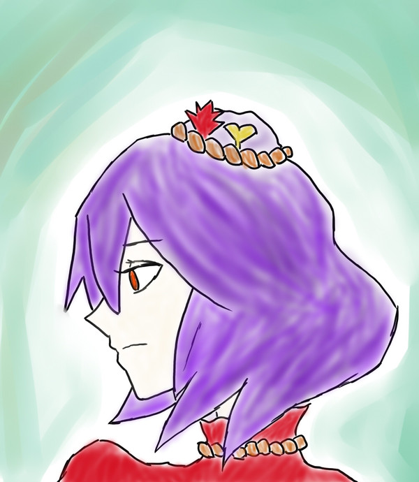 神奈子　横顔