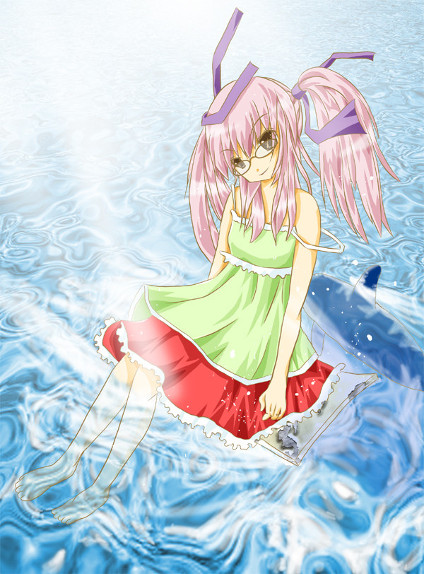 水面に浮かぶ