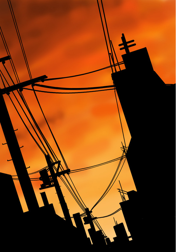 夕暮れ２